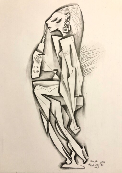 图画,  9.8x7.9 in 