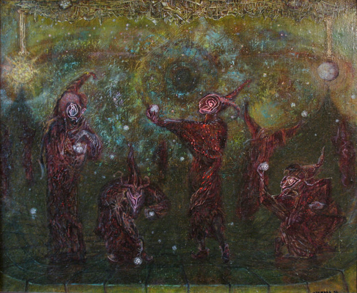 绘画,  21.3x25.2 in 