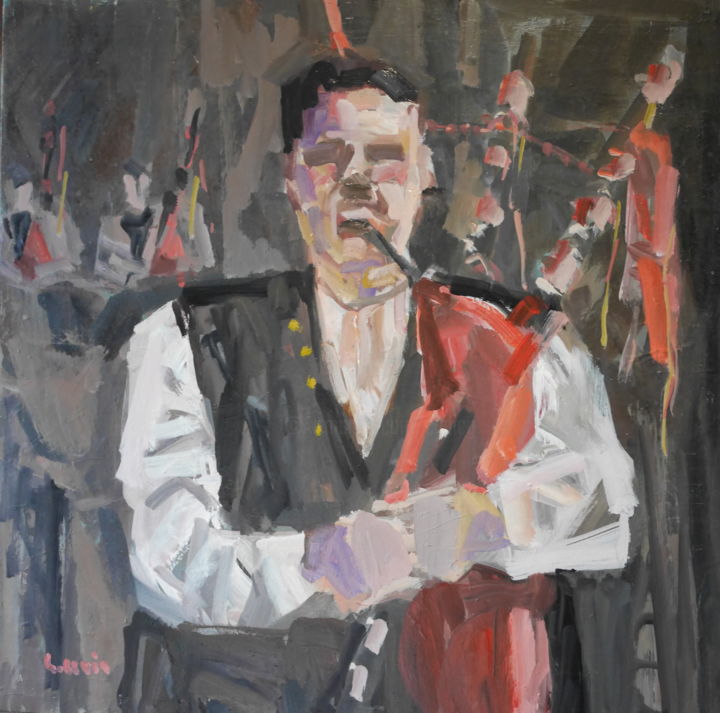 Interceltique lorient penn- soner 绘画, 19.3x19.3 in