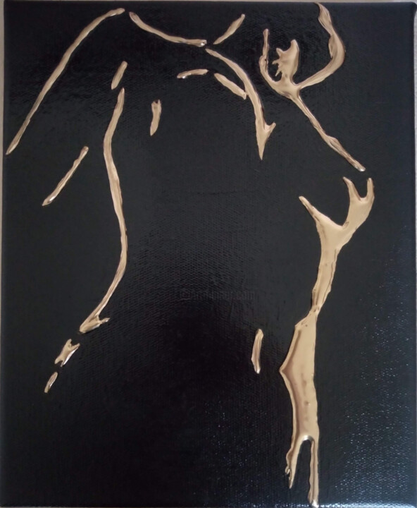 body black 2 绘画, 10.6x8.7 in