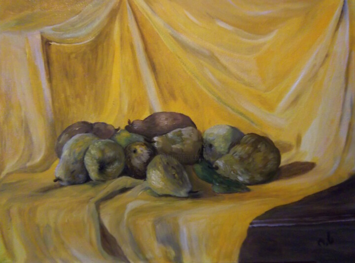 Tekening getiteld "Груши..." door Irma G.S, Origineel Kunstwerk, Olie