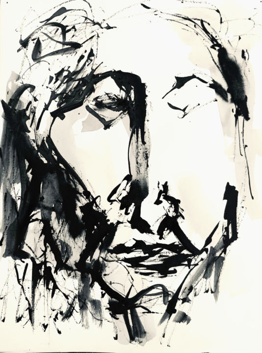 le guerrier 图画, 12.6x9.8 in
