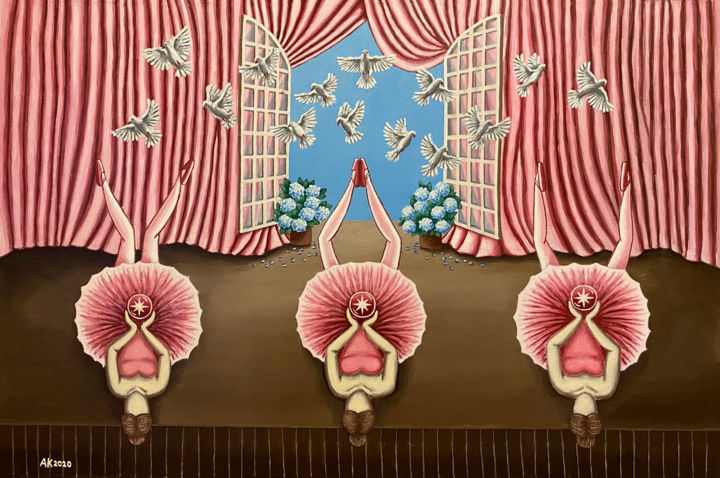 绘画,  23.6x35.4 in 