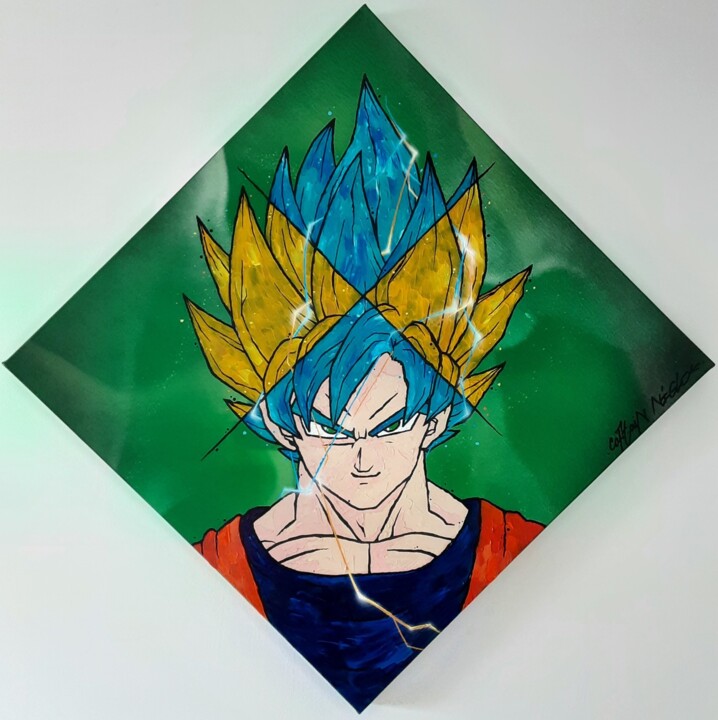 GokuGT 绘画, 19.7x19.7 in