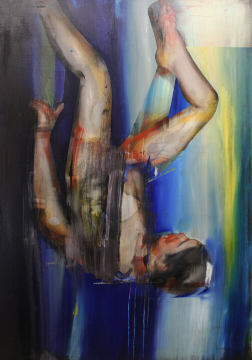 Takeoff and fall 2 绘画, 59.1x39.4 in