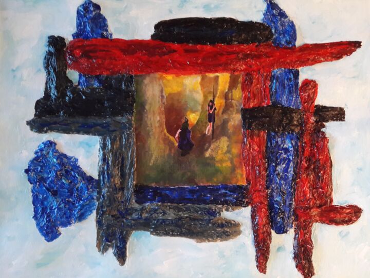 APRES....L'EDEN 拼贴, 19.7x27.6 in