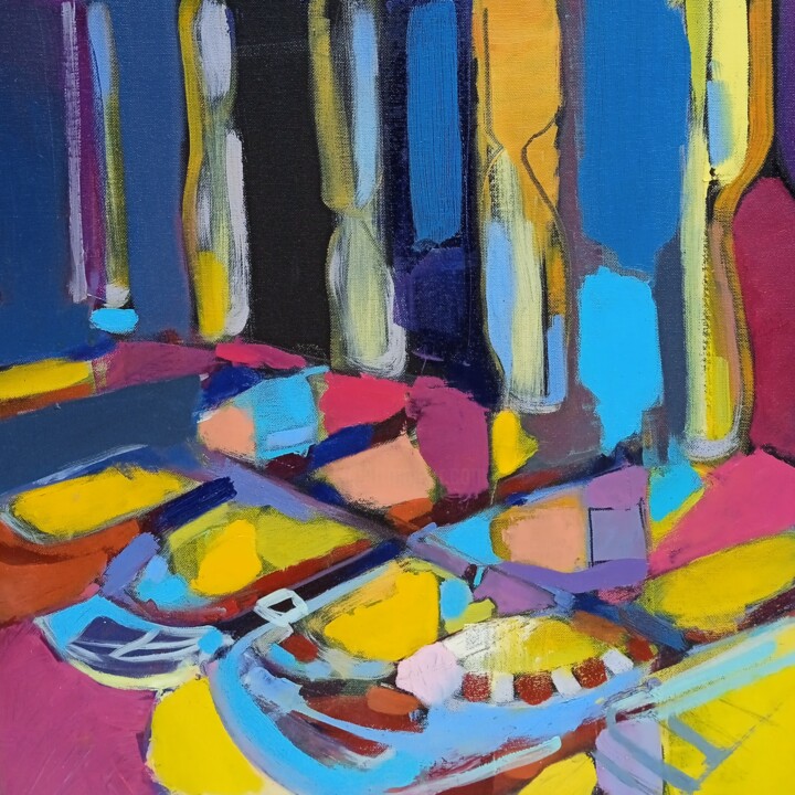 Stained Glass 绘画, 19.7x19.7 in