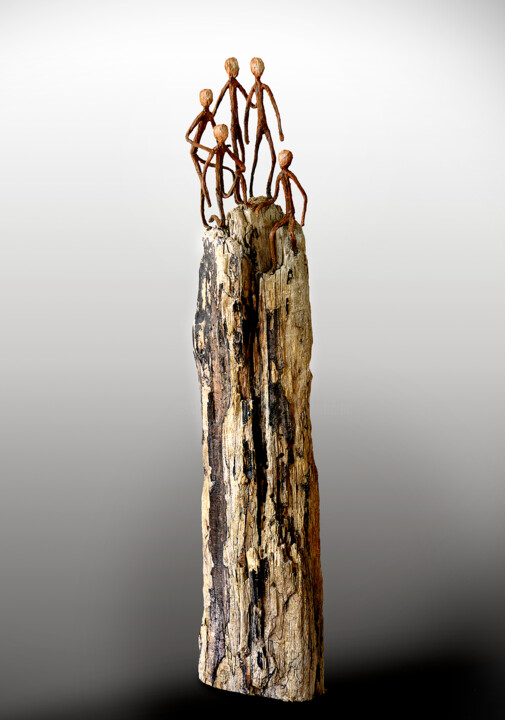 雕塑,  43.3x8.7 in 