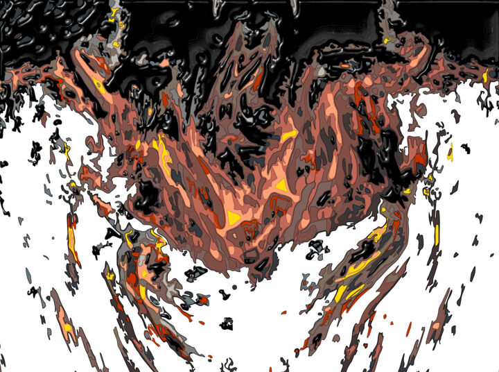 Digital Arts titled "Pele" by Ken Overman, Original Artwork, Manipulated Photography