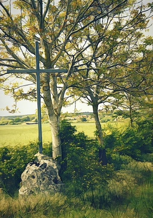 Photography titled "Crossroads." by Dave English, Original Artwork, Digital Photography