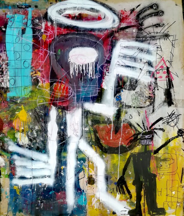 绘画,  54.3x46.5 in 
