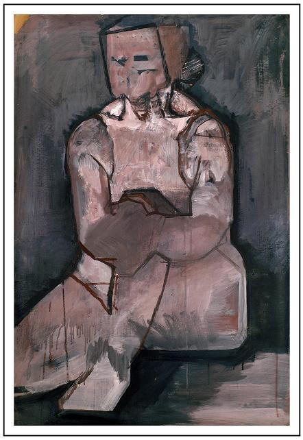 Nude from the Academy 7 绘画, 44.1x29.9 in