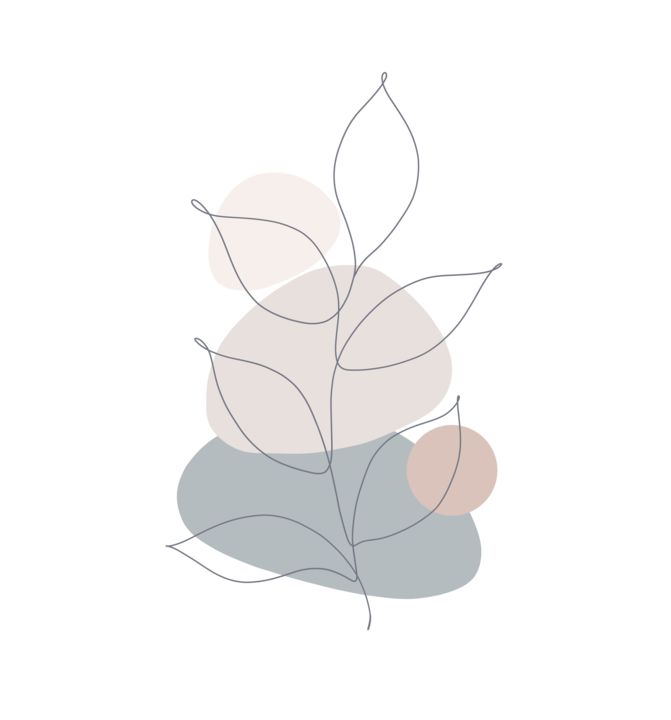 数字艺术 标题为“Minimalist plant.” 由Marie Utrachena, 原创艺术品, 2D数字工作