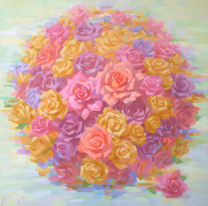 绘画,  31.5x31.5 in 