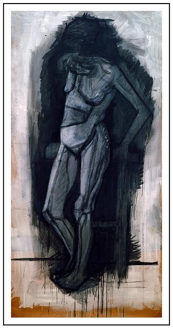 Nude from the Academy 12 绘画, 80.7x39.4 in