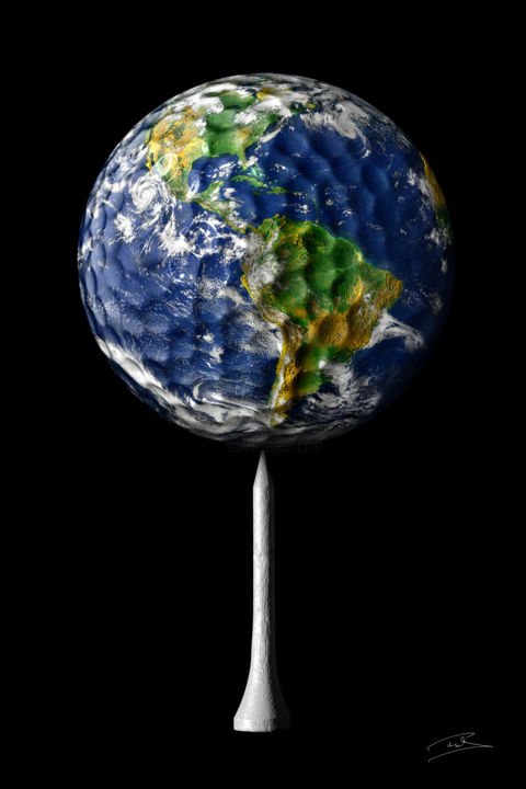 Photographie intitulée "TERRE FRAGILE - PRO…" par Patrick Forget, Œuvre d'art originale, Photographie manipulée