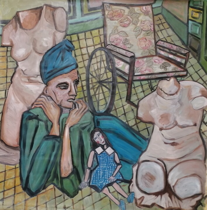 绘画,  39.4x39.4 in 