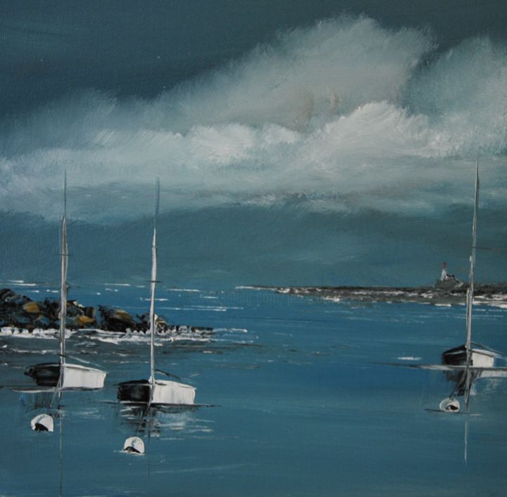 Avant l'orage n°2133 绘画, 11.4x11.4 in