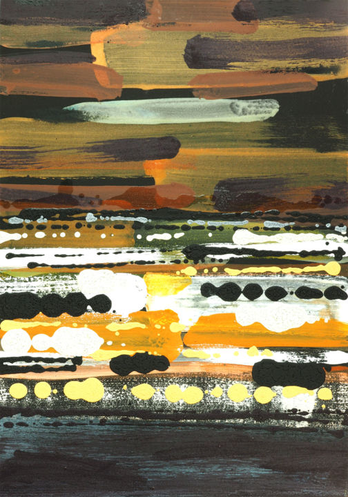 Painting titled "Mirage E02" by Bartos Saro, Original Artwork, Acrylic
