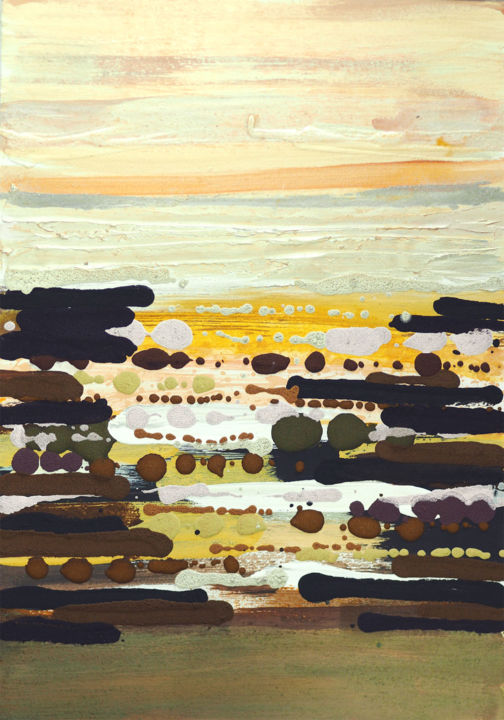 Painting titled "Mirage E03" by Bartos Saro, Original Artwork, Acrylic