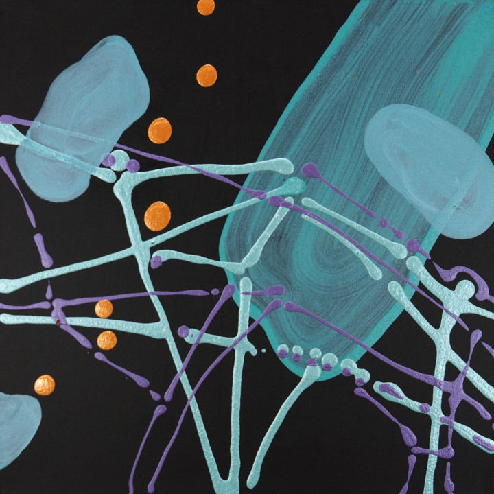 Peinture intitulée "Perplexity 07" par Alice Juno, Œuvre d'art originale, Acrylique
