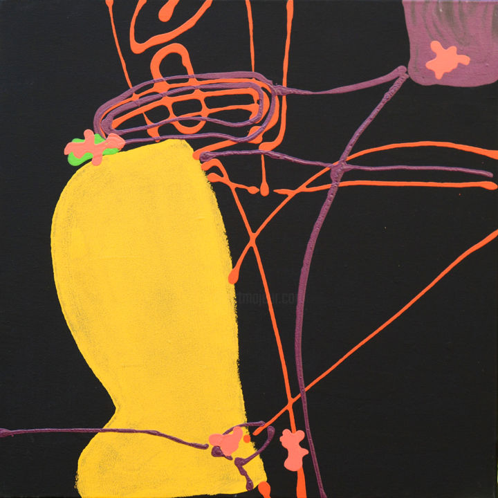 Peinture intitulée "Run, Run 06" par Alice Juno, Œuvre d'art originale, Acrylique