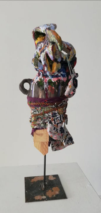 Perroquet 雕塑, 21.7x7.9 in