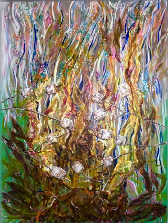 绘画,  48x36 in 