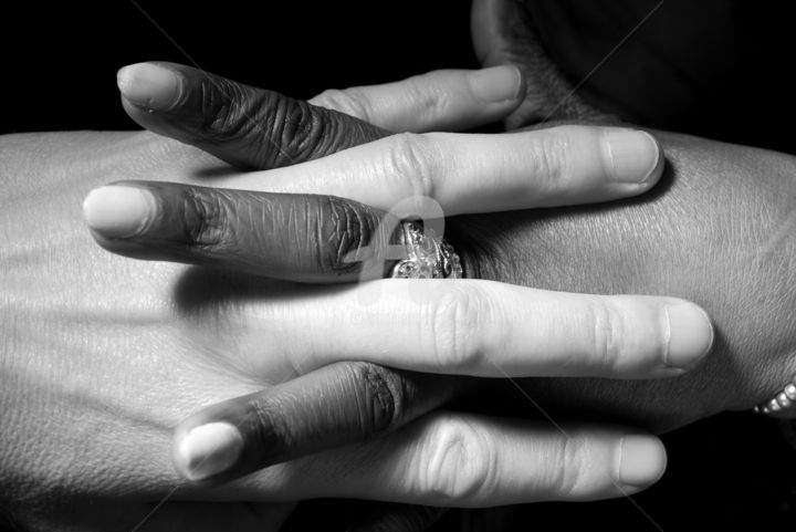 Photography titled "black or white" by Philippe Renwa (Oscar Waren), Original Artwork, Digital Photography