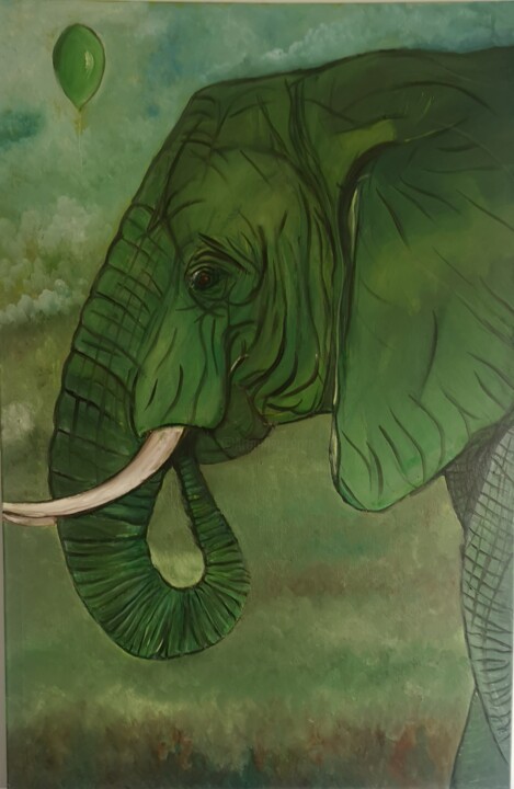 L'Essentiel 绘画, 45.3x29.5 in