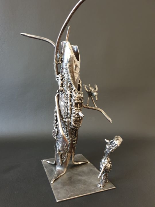 La forêt enchantée 雕塑, 15.8x7.1 in
