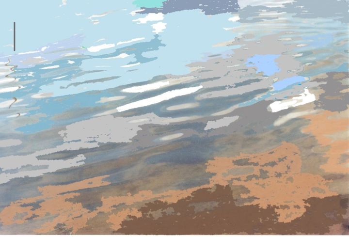 Digital Arts titled "Pile 3" by Barbara Przyborowska, Original Artwork, Digital Painting