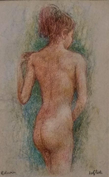 A Nude 图画, 8x5.5 in