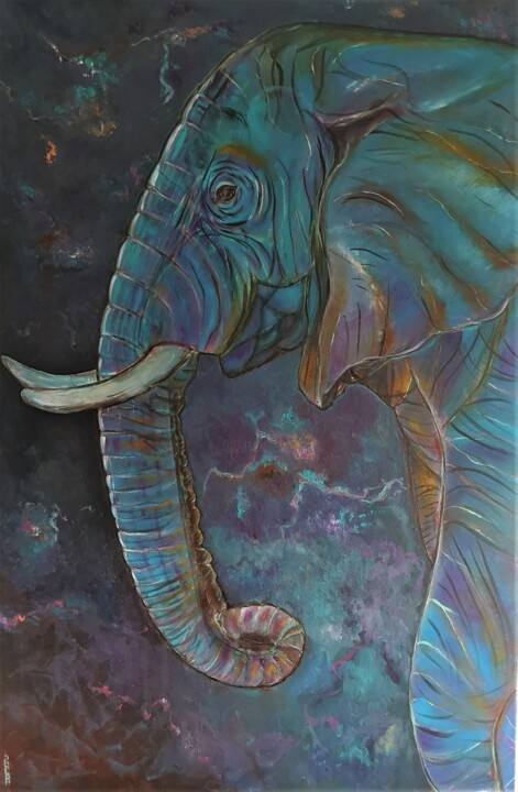 L'Uniphant 绘画, 47.2x31.5 in