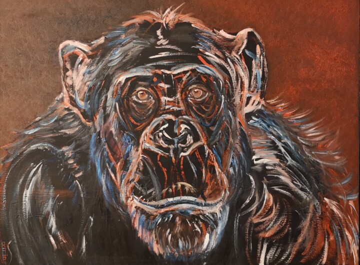 Painting titled "Tout est dans le re…" by Ralph.S, Original Artwork, Oil