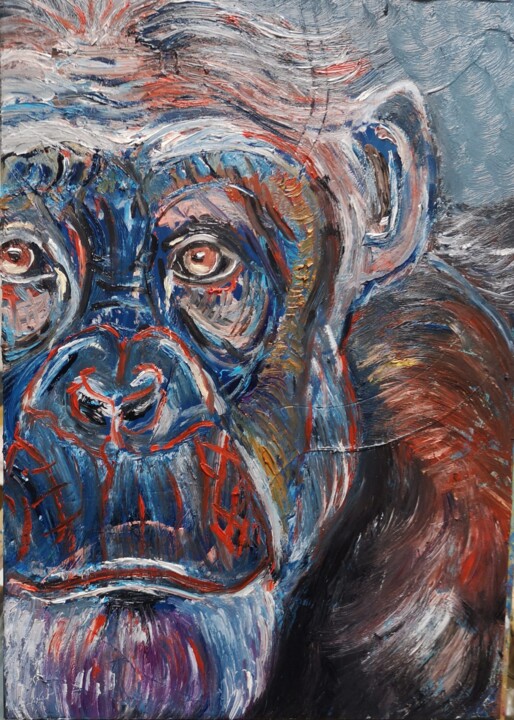 Evolution 绘画, 14.2x10.2 in