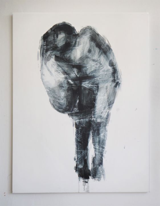 (Untitled 4) Cleavage 绘画, 51.2x39.4 in