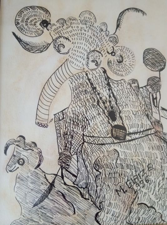 绘画,  11.8x9.1 in 