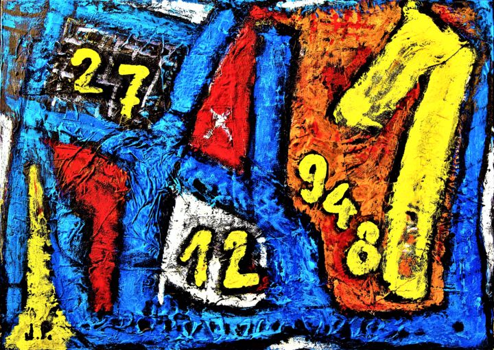 Imprint of time 2 绘画, 19.7x27.6 in