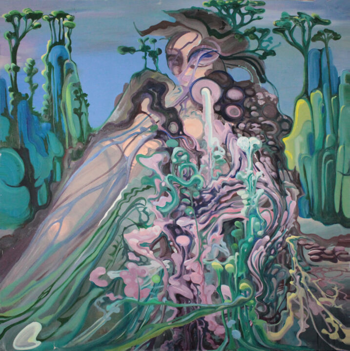 绘画,  39.4x39.4 in 