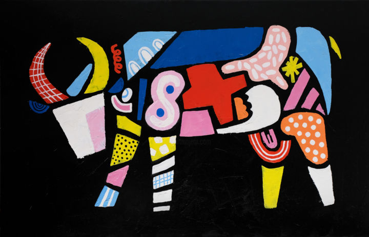 OBSTINACY 绘画, 19.7x31.5 in