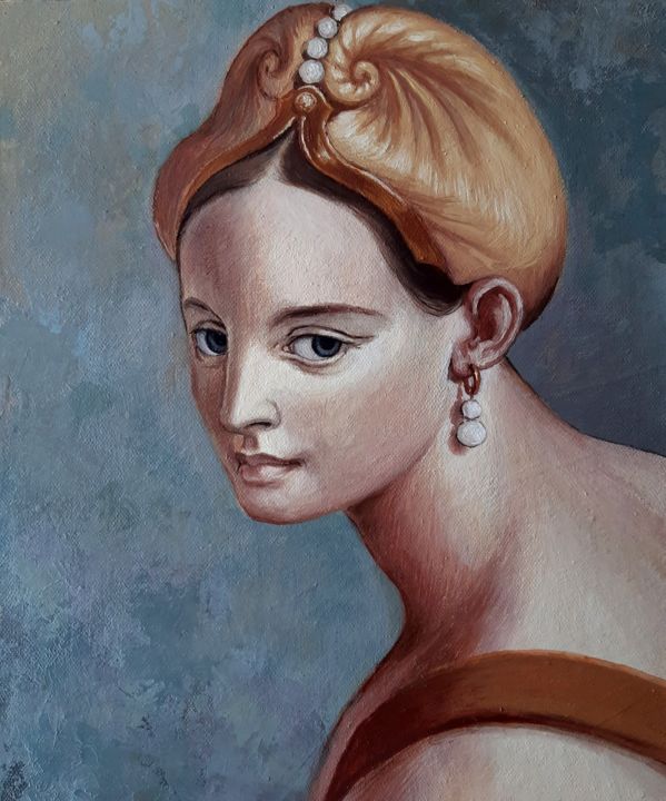 Peinture intitulée "Copie de l'oeuvre d…" par Igor Stepanov, Œuvre d'art originale, Huile