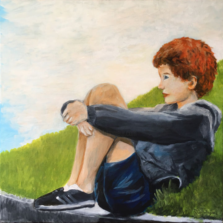 绘画,  27.6x27.6 in 