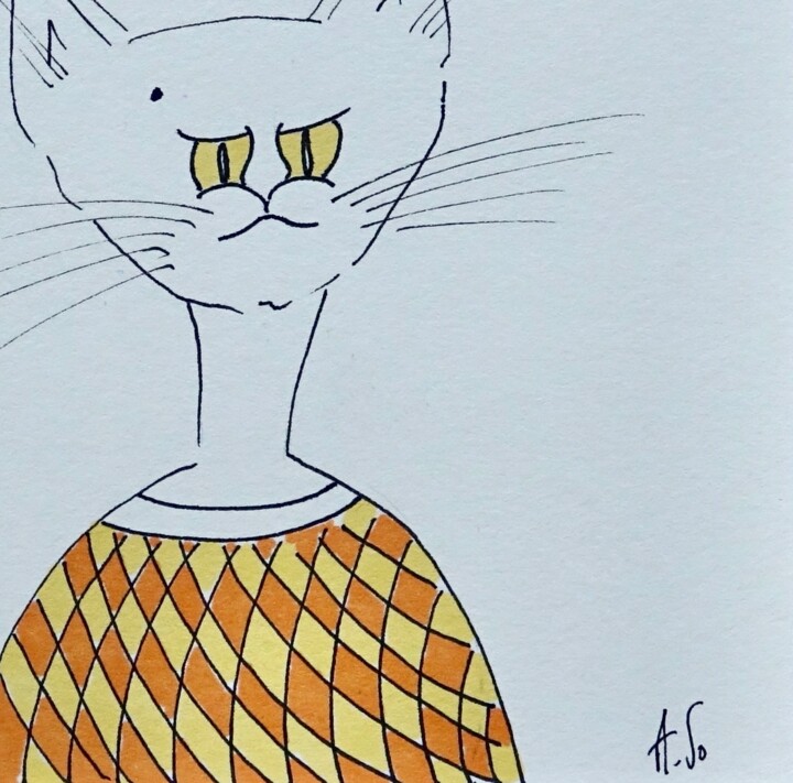 chat 2 图画, 7.9x7.9 in