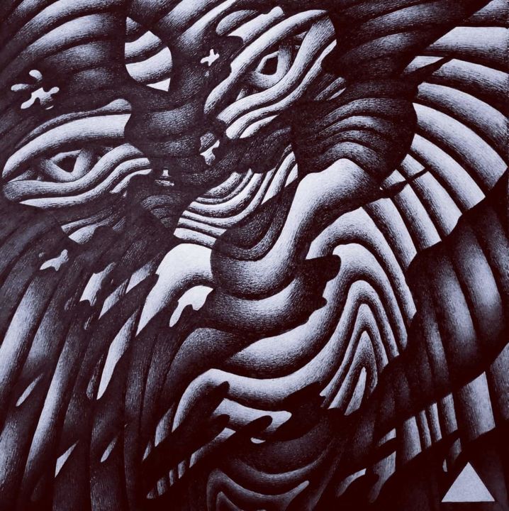 图画,  11.8x11.8 in 