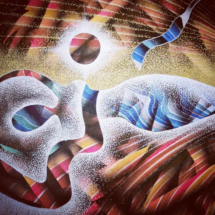 图画,  11.8x11.8 in 