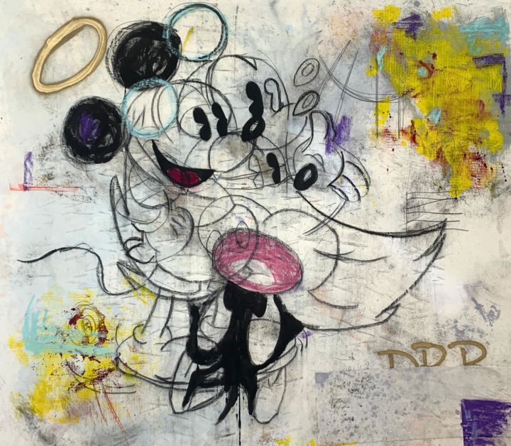Runaway 绘画, 42.9x48.8 in