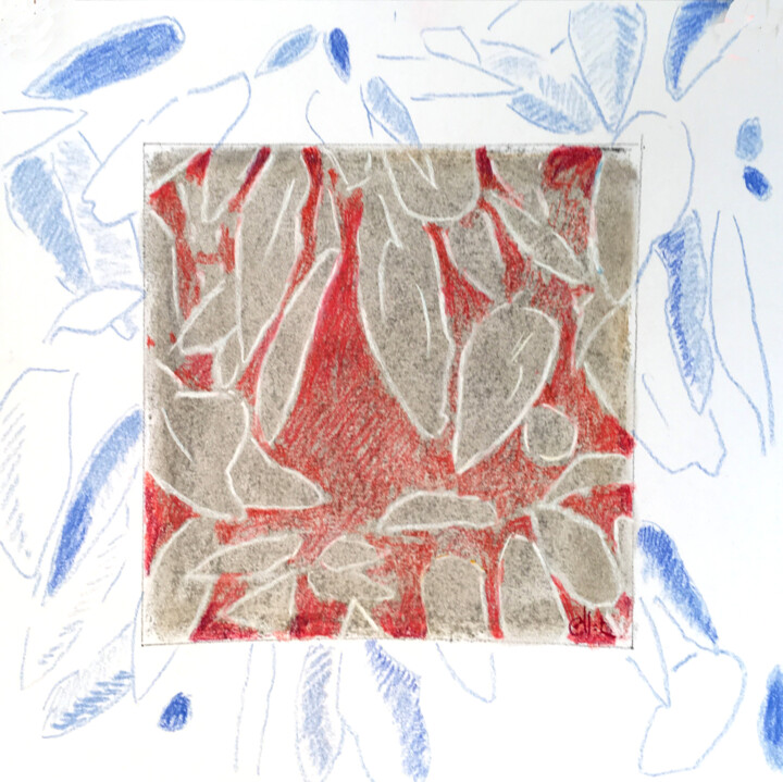 Painting titled "Slightly (légèreme…" by Bernard Marie Collet, Original Artwork, Pastel