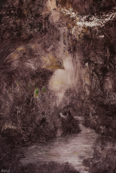 Cascade 绘画, 10.4x7.3 in