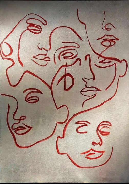 "Compromiso" başlıklı Tablo Jorge Ruiz De Lama tarafından, Orijinal sanat, Akrilik
